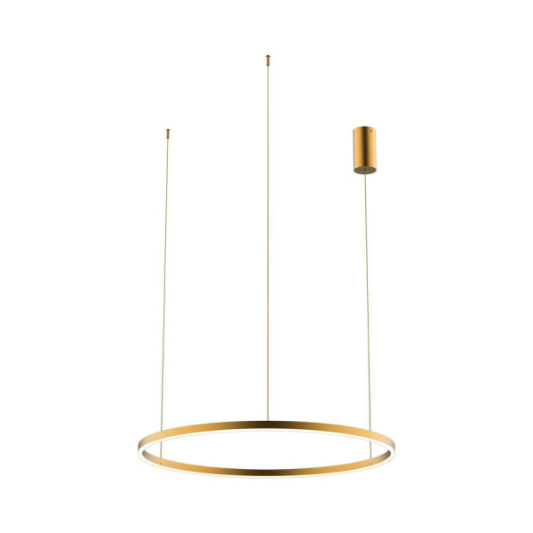 08228,33P(3000K) Подвесной светильник ТОР мат. золото d100 h120 Led 64W (3000K)