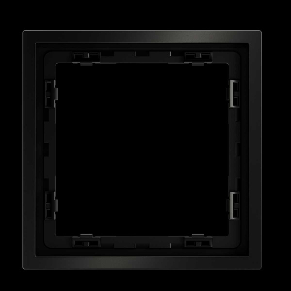 Рамка металлическая на 1 пост, S70 Metal (антрацит) Voltum VLSM120112