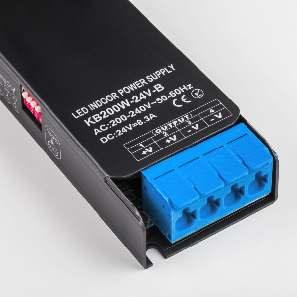 Тросовая система 10м и блок питания на 200W (max мощность ленты 18.6W/метр) Corda Lightstar (418010+418990+424200) 200CORDA10