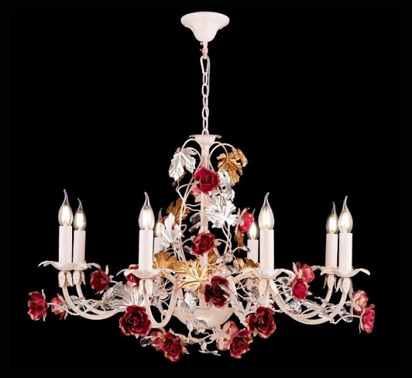 Люстра Veneto Luce 1109/8 LIGHT COFFEE GOLD (1)