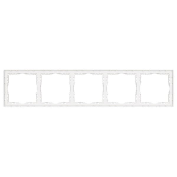 Рамка пластиковая FRM-NOBE-SFPL-5-WH Arlight 054227