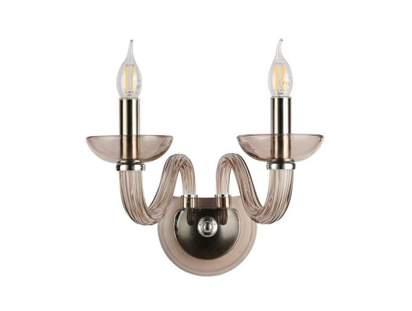 Бра Newport 8642/A chrome coffee М0071703