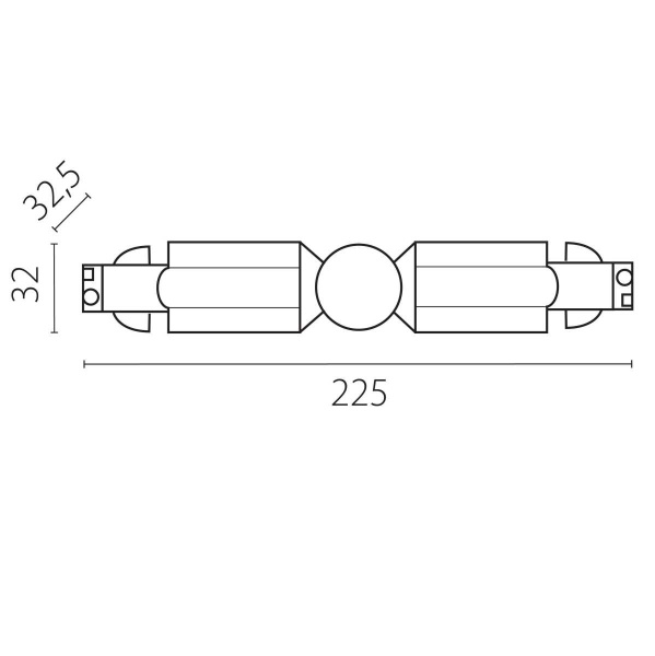 Соединение с меняющимся углом к треку 5040xx-(F)/(R) Quattro Lightstar 504156-FRPI