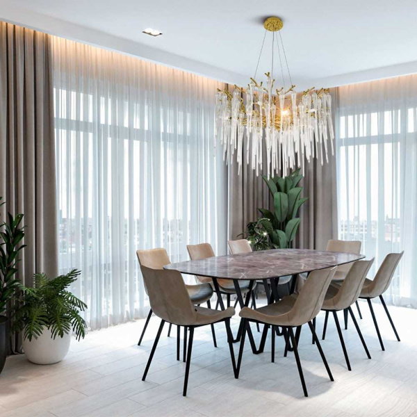 Подвесная люстра Modelux Modestyle MS.2114.760 GD