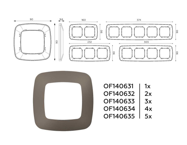 Рамка AMBRELLA VOLT OF140633