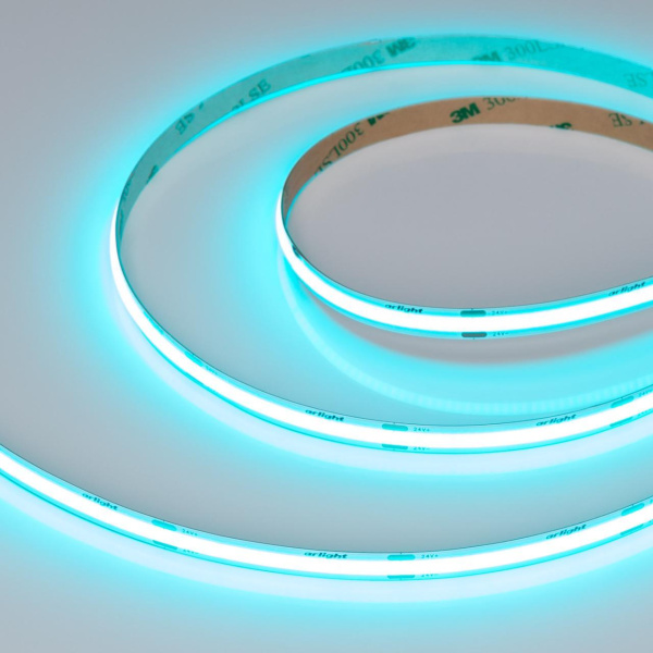 Светодиодная лента COB-X480-8mm 24V Aquamarine (8 W/m, IP20, 5m) Arlight 047735