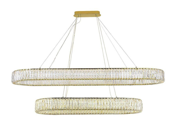 Подвесной светодиодный светильник Newport 8240/90 oval gold М0067858