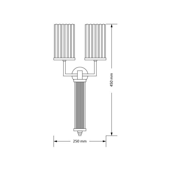 Настенный светильник KUTEK MOOD Empoli Ryfel EMP-K-2(T)R