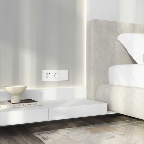 Рамка Werkel Slab на 3 поста белый матовый W0032961 4690389193439