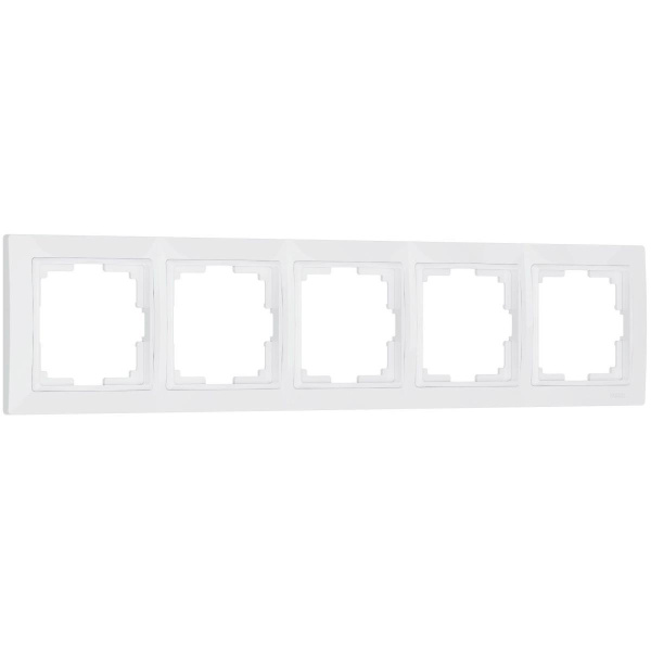 Рамка на 5 постов Werkel Snabb basic белый W0052001 4690389161452