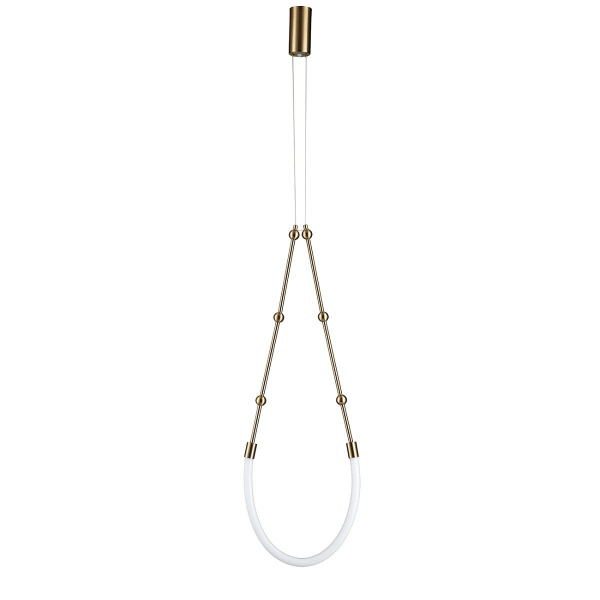 Подвесной светодиодный светильник Indigo Corda 14010/1P Brass V000062L