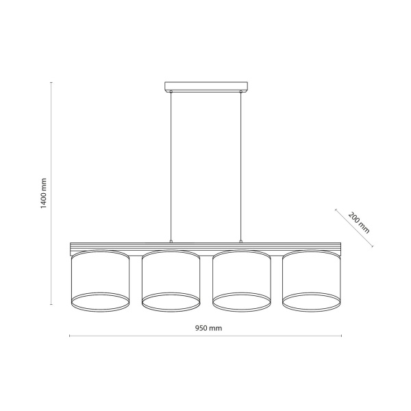 Подвесной светильник TK Lighting 11770 Viga Shade a073072