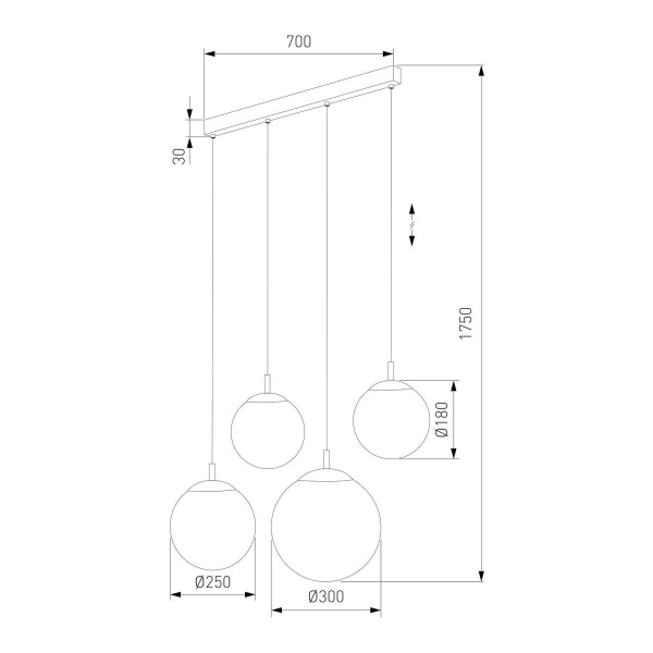Подвесной светильник TK Lighting 4790 Esme