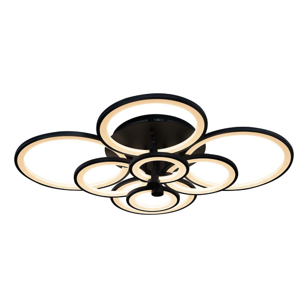 Потолочная светодиодная люстра iLedex Ring A001/8 BK