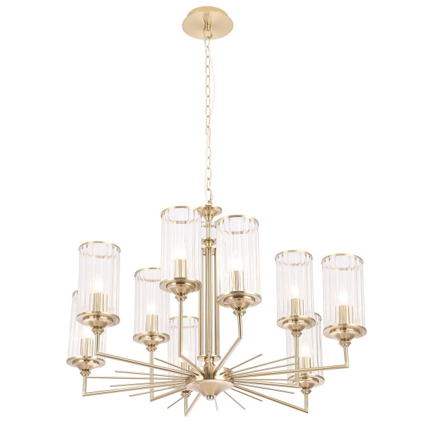 Подвесная люстра Crystal Lux Gloria SP9 Brass