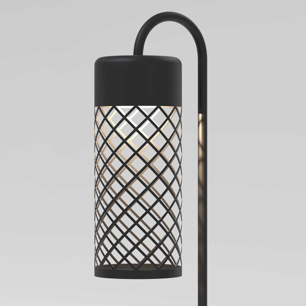 Садово-парковый светодиодный светильник Elektrostandard Ombra 35179/S черный a067899