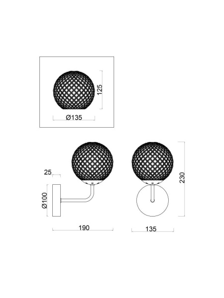 Бра Freya FR8016WL-01BBS