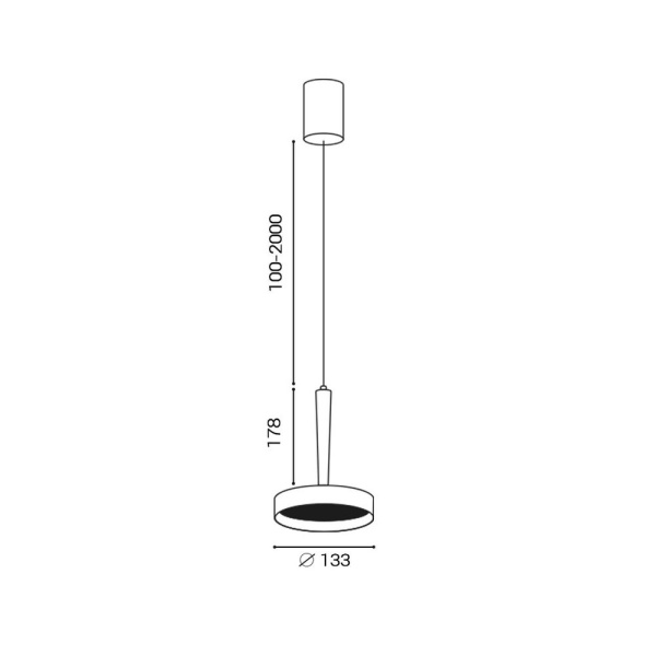 Плафон Italline IT02-025 gold 3000K
