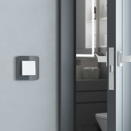 Выключатель одноклавишный Werkel белый матовый W1110061 4690389184536