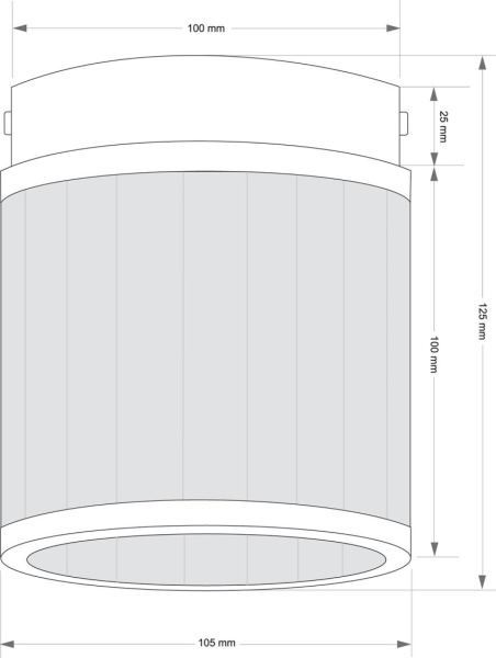 Потолочный светильник KUTEK SALETTO SAL-OCZ-1(ZM)