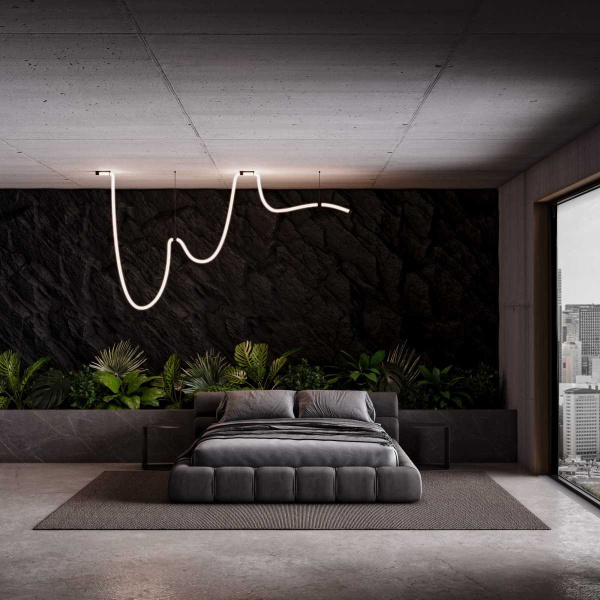 Накладные крепления для круглого гибкого неона Full light черный Elektrostandard a070763