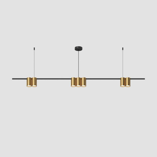 Подвесная люстра Denkirs Orbit DK4063-BK+SG