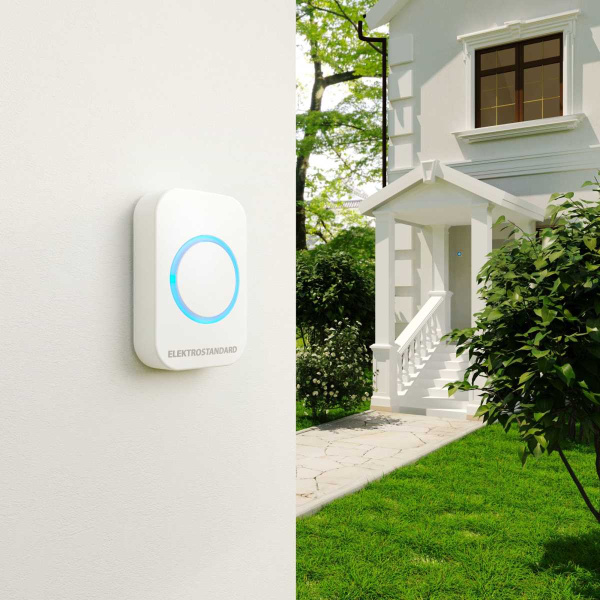 Звонок беспроводной Elektrostandard DBQ25M WL 36M IP44 белый a047175