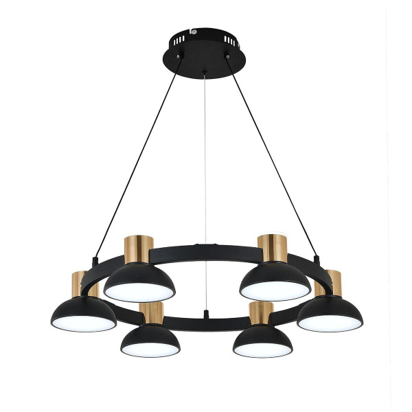 Подвесная светодиодная люстра Indigo Traforo 11059/6P Black V000182L