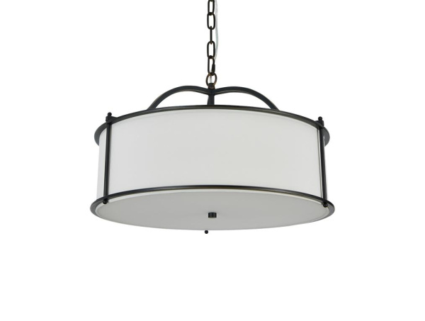 Подвесная люстра Newport 3405/С Black+gold Shade beige М0070671