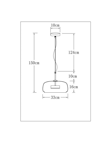 Подвесной светодиодный светильник Arte Lamp Padova A2404SP-33AM