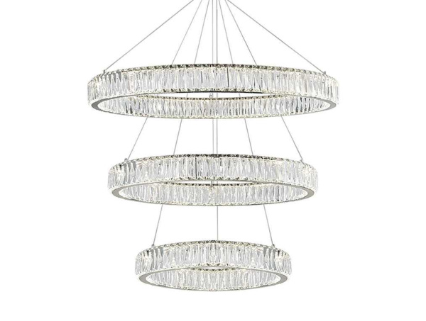 Вертикальная композиция Newport 8240 из трех колец хром №10 S8240_028CH