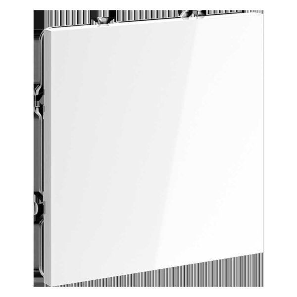 Заглушка Voltum S70 с суппортом, (белый глянцевый) VLS080101