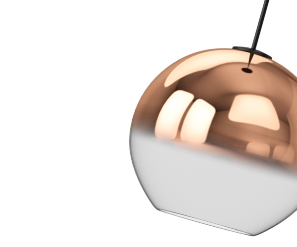 07565-20,32 Подвес ВОСХОД розовое золото d20 h200 E27 1*40W