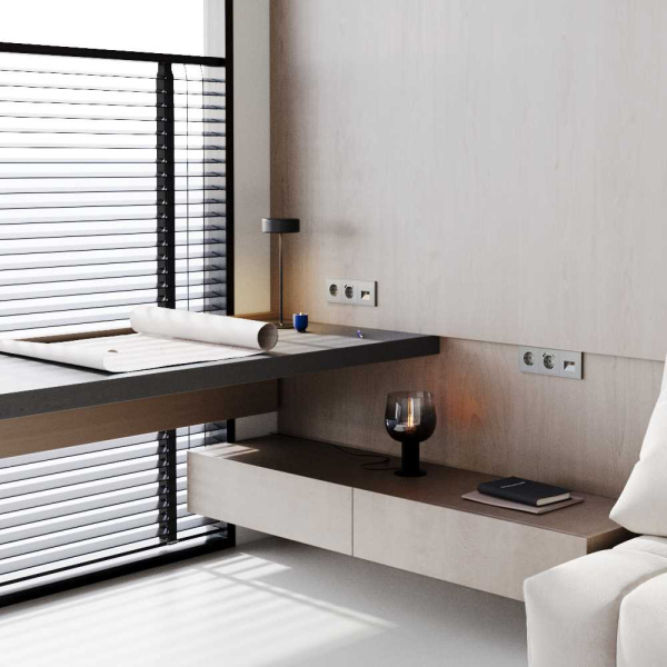 Рамка пластиковая Voltum S70 на 3 поста, (шелк) VLS100304