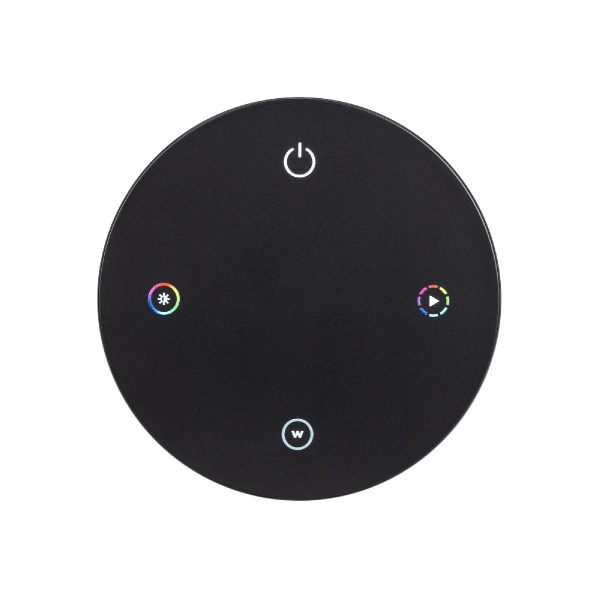 INTELLIGENT ARLIGHT Пульт SMART-801-22-1G-RGBW Black (3V, Magnet, 2.4G) (IARL, IP20 Пластик, 5 лет) 046479