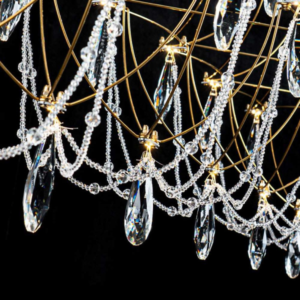 Подвесная светодиодная люстра Modelux Premium ML.5603.1200P BS