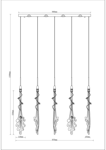 Подвесной светодиодный светильник Moderli Melburn V9021-PL