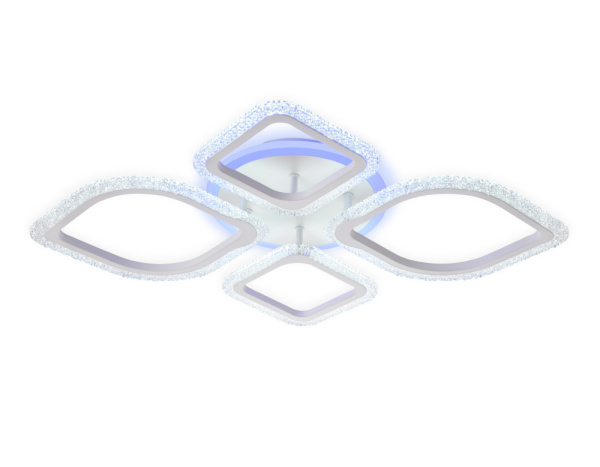 FA5147 Потолочный светодиодный светильник с пультом FA5147 WH белый 77W 680*630*90 (ПДУ РАДИО 2.4)