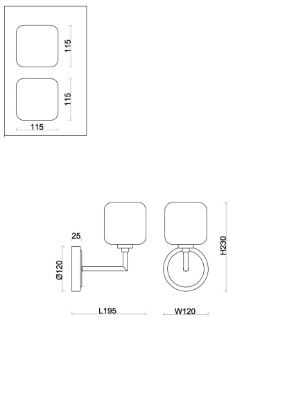 Бра Freya Tender FR5373WL-01BS