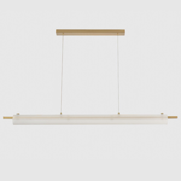 Подвесной светодиодный светильник Crystal Lux Tunnel SP40 Led Brass