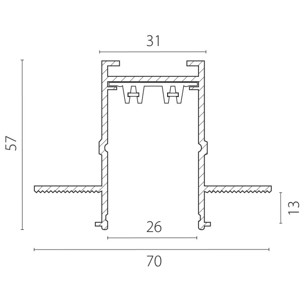 Трек PRO 220V, 3 метра Teta Pro Lightstar 505236