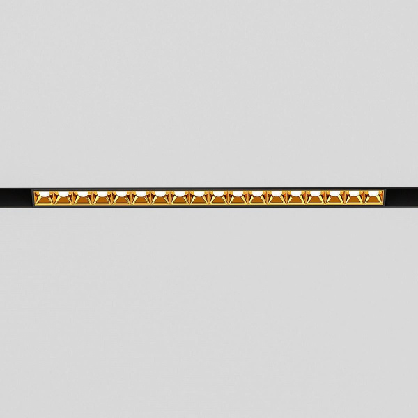 Трековый светодиодный светильник Elektrostandard Slim Magnetic Artas 85104/01 черный/золото a064530