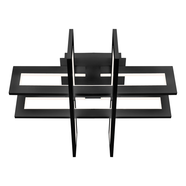 Потолочный светодиодный светильник iLedex Stalker 9082-600*600-X 96W BK