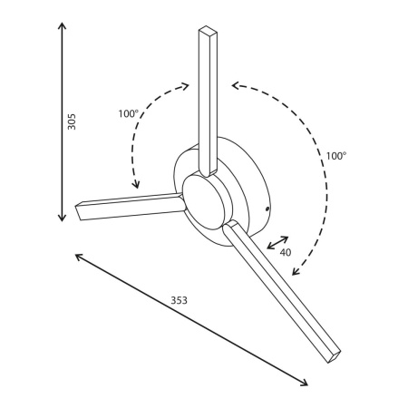 Уличный настенный светодиодный светильник Elektrostandard 1665 Techno LED Lever белый a040501