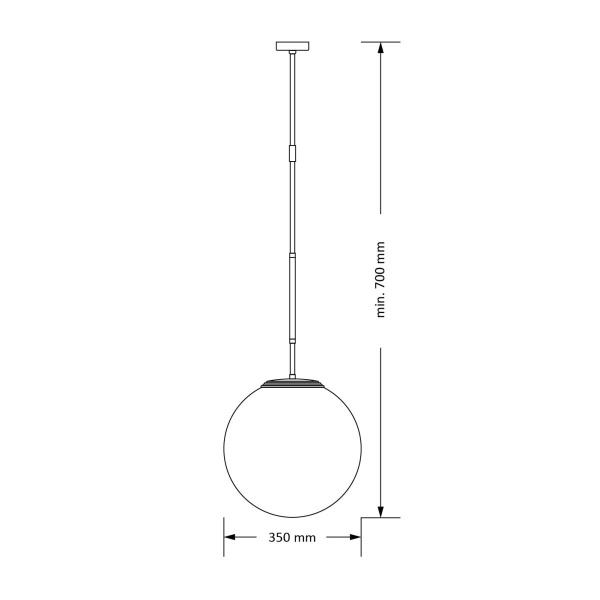 Подвесной светильник KUTEK MOOD Ultimo ULT-ZW-1(Z)350