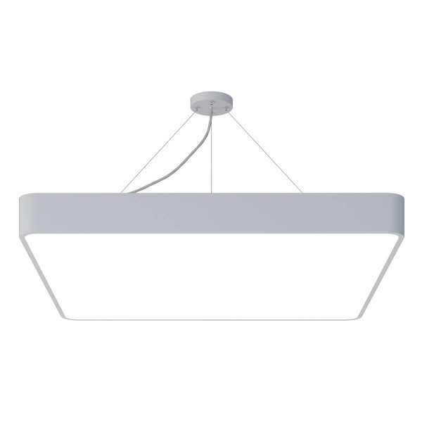Подвесной светодиодный cветильник Geometria ЭРА Quadro SPO-164-W-40K-110 110Вт 4000К белый Б0050588