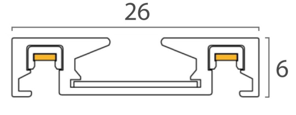 Шинопровод магнитный Italline Kreator IT09-9020 black tube