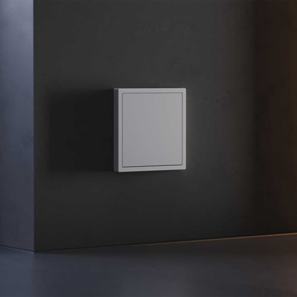 Заглушка S70 с суппортом, (серый) Voltum VLS080116