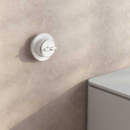 Переключатель-выключатель одноклавишный Werkel Vintage белый матовый/хром W5812050 4690389174025