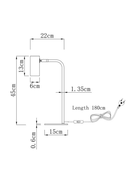 Настольная лампа Moderli Fine V11002-TL